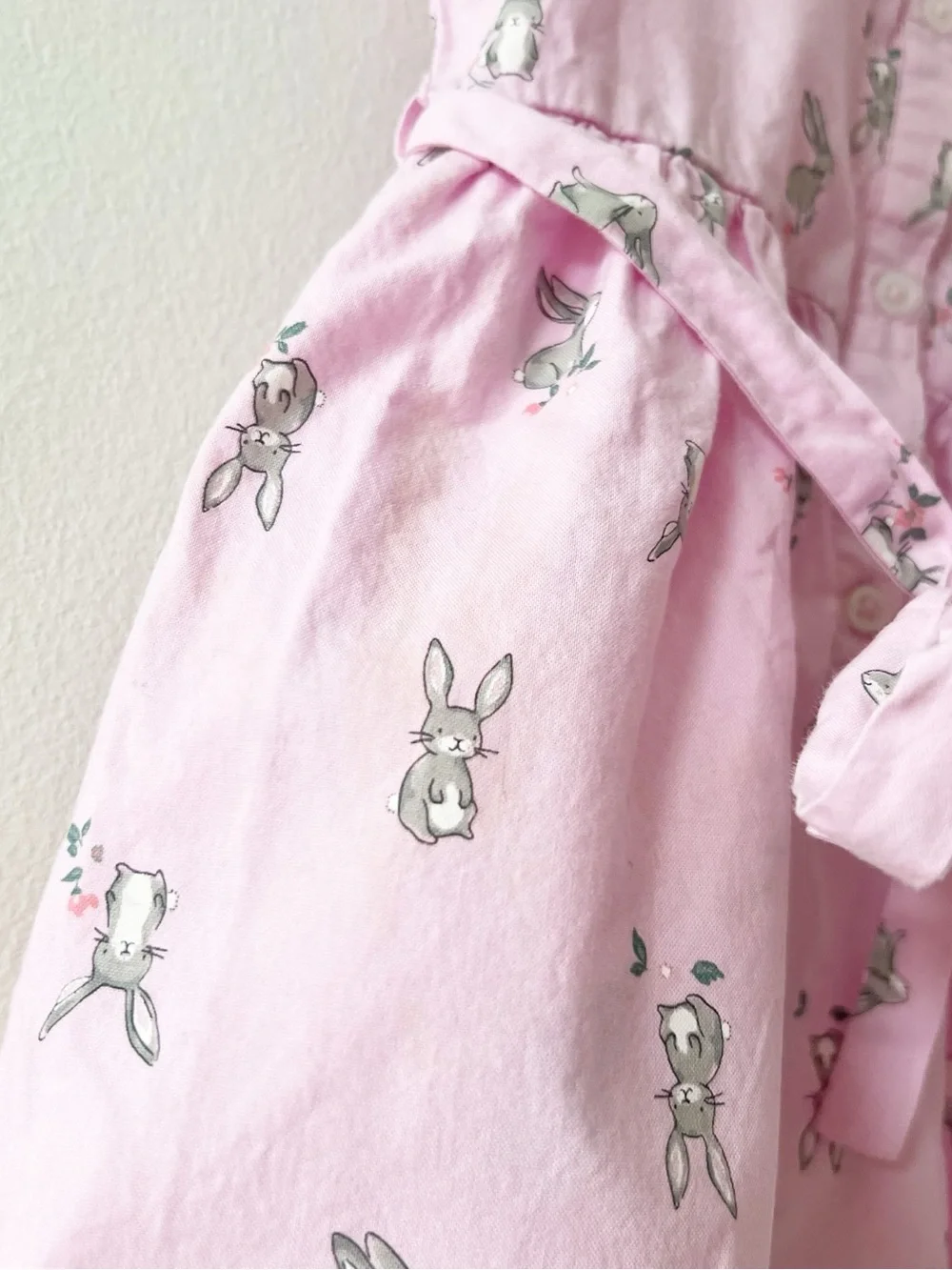 Carter’s Pink Bunny Rabbit Collared Polo Dress | Size 6